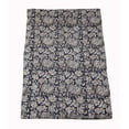 thumbnail image 4 of Indian Hand Block Bagru Print Butterfly Kantha Quilt - 100% Hand Made Soft Cotton King/Queen Size 90x108 Inch, 4 of 6