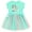 Green, ariel, variant on Frozen Elsa Toddler Girls French Terry Dress Toddler to Big Kid