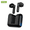 Black, variant on HTC NE49 Wireless Bluetooth Earbuds,In-Ear Headphones,IPX5 Waterproof, Short Handle Design, for Work, Sports and Offical,TWS Earphones,Black