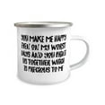 thumbnail image 2 of Epic Wife, You make me happy even on my worst days and you bring us together which is, Epic Valentine's Day 12oz Camper Mug From Wife, 2 of 2