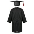 thumbnail image 2 of Kaerm Children School Graduation Gown Uniform Robe and Tassel Cap Set for Kindergarten Preschool Red 4-5, 2 of 8