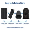 thumbnail image 6 of SOTOS Car Air Mattress for SUV Backseat Flocked Top with Pillow, Portable Inflatable Bed with Electric Pump for Road Trip Camping, 6 of 9