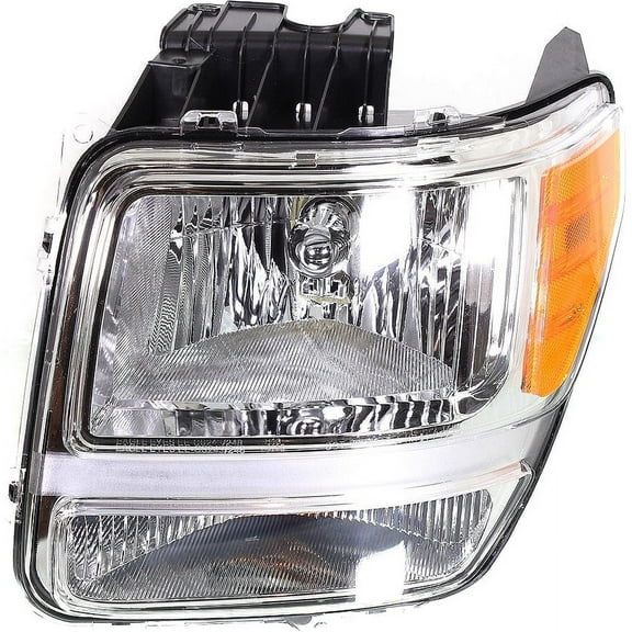 Headlight Compatible With 2007-2011 Dodge Nitro Left Driver Halogen With bulb(s)