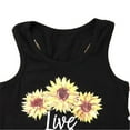 thumbnail image 4 of Baby Girl Sunflower Tank TopsDenim Short Pants 2PCS Clothes Set, 4 of 4