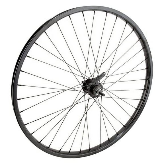WheelMaster Rear Bicycle Wheel, 26x1.75 STL BK 36 KT CB 110mm 14gBK
