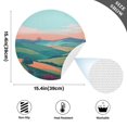 thumbnail image 4 of Ryvnso Mountain Art Landscape Round Plate Mats Dining Table Placemat 1 Piece for Holiday Decoration, 4 of 7