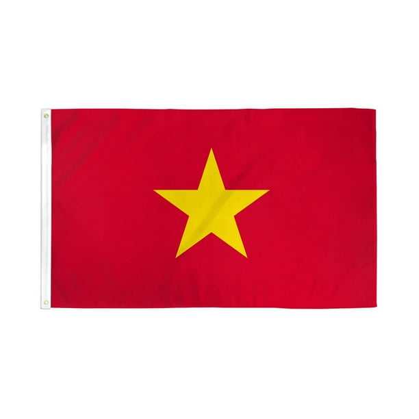 Vietnam Flag Vietnamese Banner Viet Nam Pennant New 3x5 Foot Walmart Com Walmart Com