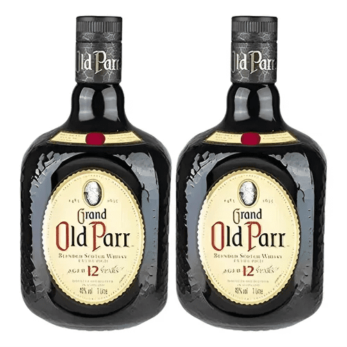 Pack 2 Whisky Old Parr 12 Años Blended Scotch 750 Ml