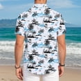 thumbnail image 4 of ZHANGDER Men's Hawaiian Shirts Casual Short Sleeve Button Down Shirt Beach Vacation Outfits, S-3XL, 4 of 7