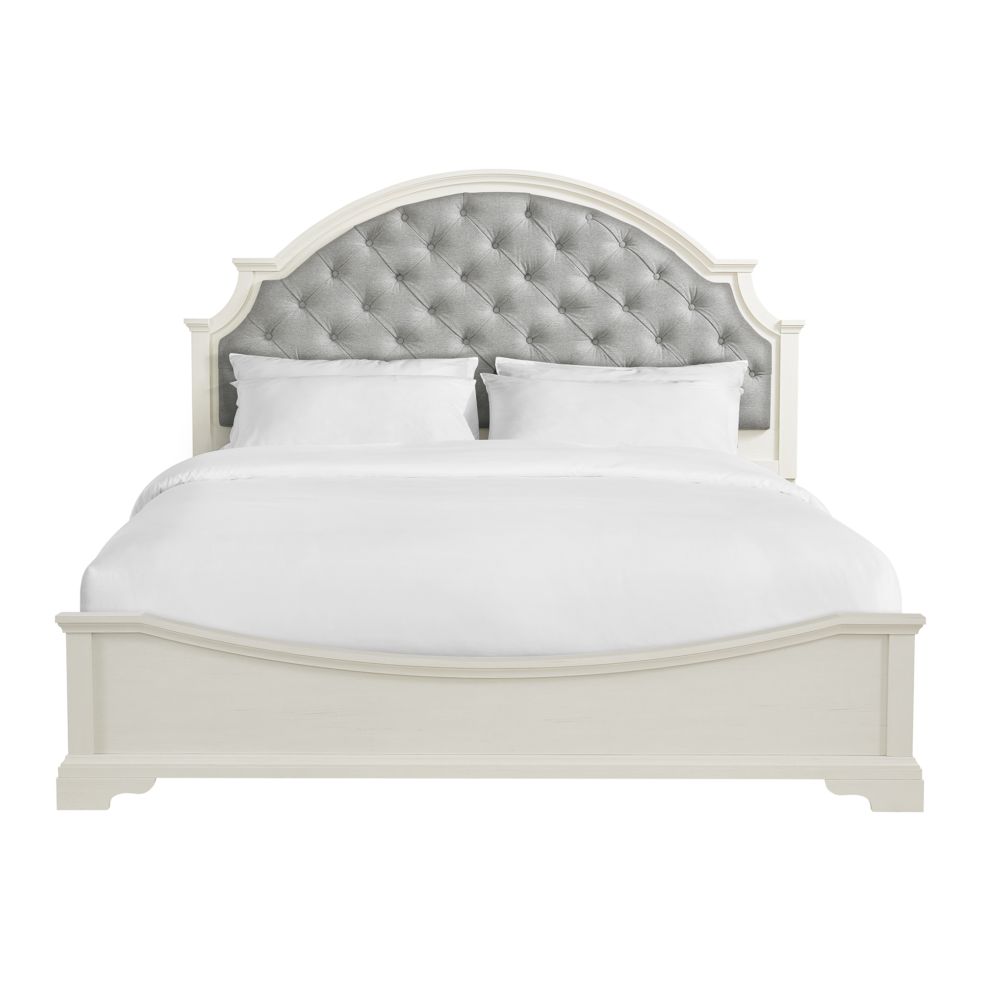 Picket House Furnishings Ulysses Youth King UPH Bed in White