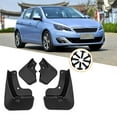 thumbnail image 4 of LOVIVER 4 Pieces Car Mudguard Direct Replaces Muds Guard Flap Accessory Portable Easy to, 4 of 7