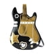 thumbnail image 2 of Mochila con forma de guitarra, cartera novedosa, monedero para guitarra, para viajes, vacaciones, citas Negro, 2 of 8