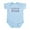Sky Blue, variant on - COLORADO Native Infant Bodysuit - Baby Light Bodysuit, Size Newborn - 24 Months