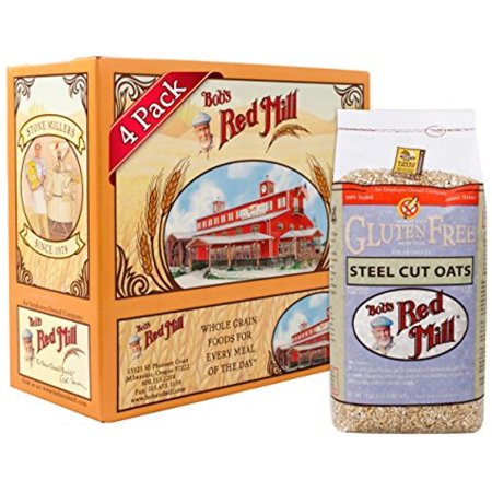 Bobs Red Mill Gluten Free Steel Cut Oats, 24 Oz (4 Pack)