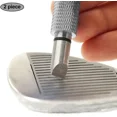 thumbnail image 3 of Jinsinto Groove Sharpener, 2 Piece Golf Groove Sharpener, for Golf Club, Fits U and V Groove Regrooving Tool and Cleat Cleaner, Generates Optimal Backspin, Black, 3 of 5