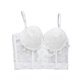thumbnail image 1 of Gibobby Corsé exterior de chaleco pequeño con diseño de de encaje a la moda Sexy para mujer(Blanco,CH), 1 of 4