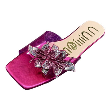 

Warm House Slippers for Women Fuzzy Slide Slippers for Women 2023 Summer Flat Casual Fashion Women s Large Slippers Sandals
