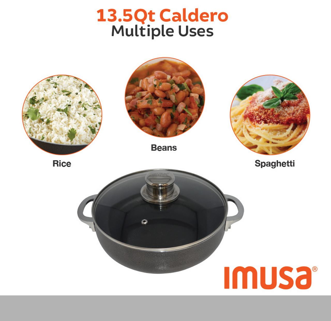 Cast Aluminum Caldero or Dutch Oven Set with Lid (3 pcs) – Appliances