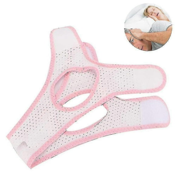 Anti Snore Chin Strap, Chin Straps For Snoring, Adjustable,white