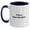 White/Navy, variant on Funny Future Neurosurgeon Gifts from Family, Unique Two Tone Coffee Mug for Graduation, 'May the Future be Bright' Quote, Gifts for Neurosurgeon