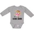 thumbnail image 3 of Inktastic Skateboarding Girls Future Skater Girls Long Sleeve Baby Bodysuit, 3 of 5