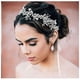 thumbnail image 1 of Tocados de novia de cristal para novias Accesorios para el cabello de boda de plata Diadema de novia Perla Enredadera para el cabello Piezas para el cabello con diamantes de imitación para mujeres, 1 of 5