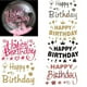 thumbnail image 2 of Pegatinas de fiesta de feliz cumpleaños, suministros de fiesta de cumpleaños, calcomanías de letras, globos, Bobo, transparente, grande, 1 unidad, 2 of 4