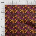 thumbnail image 2 of oneOone Georgette Viscose Brown Fabric Abstracts Sewing Material Print Fabric By The Yard 42 Inch Wide, 2 of 5