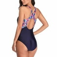 thumbnail image 6 of Women's One-Piece Swimwear Sports Racerback Beachwear Athletic Monokini Bikini Bathing Suit, 6 of 6