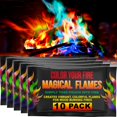 thumbnail image 1 of Magical Flames Fire Color Changing Packets for Campfires, Fire Pit, Outdoor Fireplaces - Camping Essentials for Kids & Adults - 10 Pack, 1 of 5