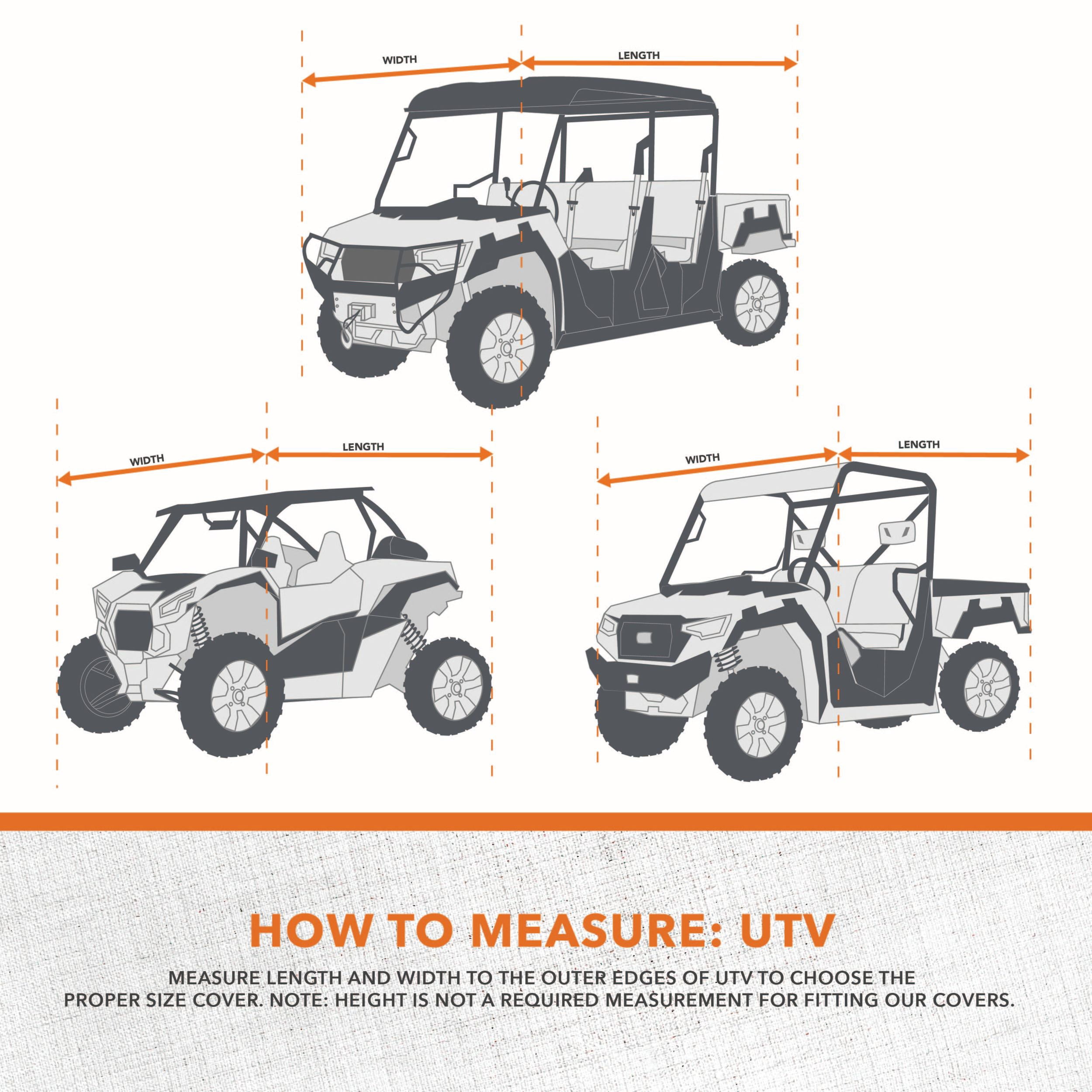 Modern Leisure® Sport UTV Cover, X-Large, Black