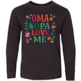 thumbnail image 3 of Inktastic Oma And Opa Love Me Gift Long Sleeve Youth T-Shirt, 3 of 5