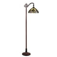 thumbnail image 2 of RADIANCE Goods Tiffany-Style Dark Bronze 1-Light Victorian Reading Floor Lamp 11" Shade, 2 of 6