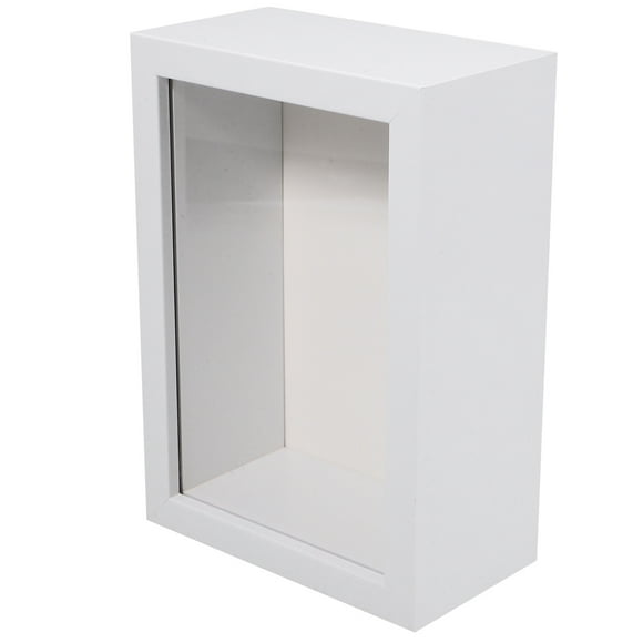 COMPUKAS 1Pack Small Display Box Shadow Box for Collectors and Home Decor 16.6X11.6X6.5CM
