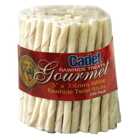 UPC: 0768303002168 | Cadet Rawhide Twist Sticks 5 inches 100 pack