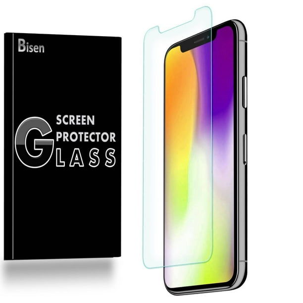 For iPhone XR [BISEN] Tempered Glass Screen Protector, AntiGlare