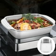 thumbnail image 4 of Miangastore Stainless Steel Roasting Pan Silver 1Pcs 16.03X9.55X2.16in, 4 of 8