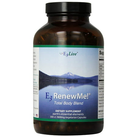 E3Live Renew Me 800 mg - 300 Vegetarian Capsules - Strengthened Immune System, Improved Attention and (Best Way To Improve Immune System)