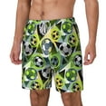 thumbnail image 2 of Balery Football Doodle Mens Swim Trunks Swim Shorts for Men Quick Dry Inseam Beach Shorts with Compression Liner Pocket-X-Large, 2 of 9