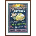 thumbnail image 2 of Art.com Bahia Honda, Florida Keys - Key Lime Pie Sign Art Print by Lantern Press, Brown Frame Wall Art, 21" x 29", 2 of 5