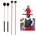 thumbnail image 5 of Percussion Instrument Mallets, Medium Hard Yarn Head + Rubber Marimba Set  Grip For Carillon For Drum For Xylophone, 5 of 8