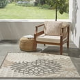 thumbnail image 4 of Nourison Aloha Floral Natural 5'3" x 5'3"square Area Rug, (5 Square), 4 of 9
