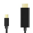 thumbnail image 3 of Cable Mini DP a , Cable Adaptador 1080P Convertidor Cable Negro para Monitor Proyector Durable Premium Macarena  Cable mini DP a, 3 of 8