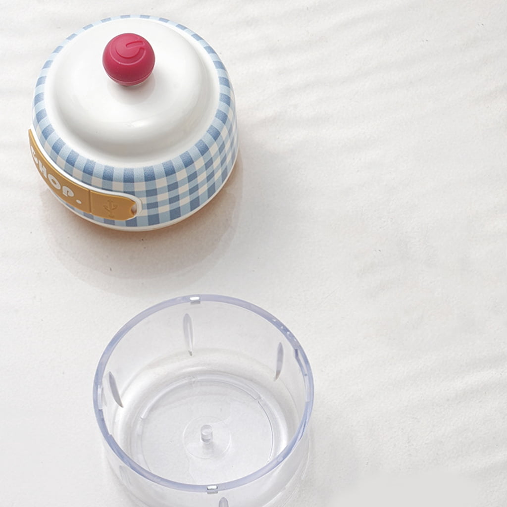 Zeiwohndc Food Chopper 150ML Portable Electric Food Processor for Garlic Baby Food