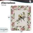 thumbnail image 4 of Stupell Industries Traditional Perched Bird with Dainty Roses Canvas Art, 24 x 30, by Sally Swatland, 4 of 8