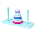 thumbnail image 1 of Torre de Anillos apilables Juguete Apilador clásico Juguete de manipulación para Reconocimiento de color Juguete de aprendizaje Bloques Sunnimix Juguetes de anillos apilables, 1 of 8