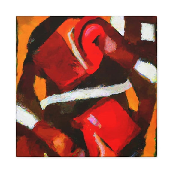 Boxing in Abstract Form - Canvas