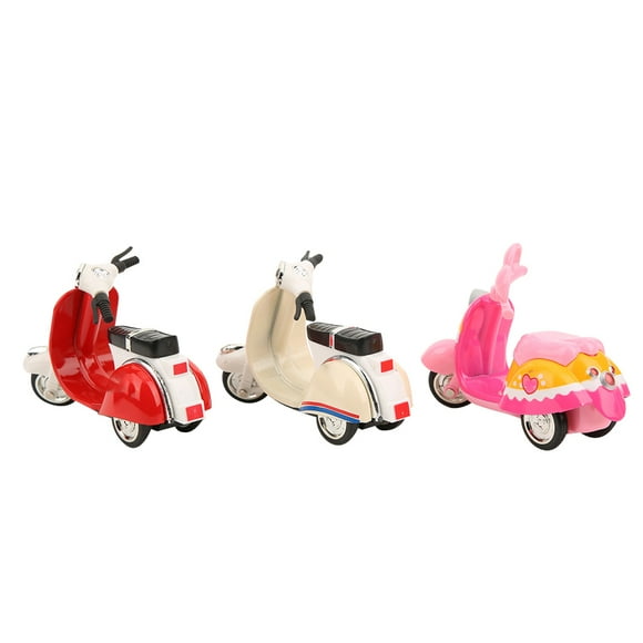 3 Pcs Modèle de Moto en Alliage pour Femmes, Moto Haute Simulation, Jouet Moto, Bien Fait pour la Maison, Jouet Moteur, Décoration de Bureau