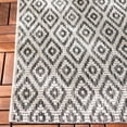 thumbnail image 5 of SAFAVIEH Courtyard Adair Geometric Indoor/Outdoor Area Rug, 4' x 5'7", Beige/Black, 5 of 10