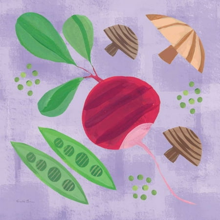 Veggie Stock - Veggie Time III Poster Print by Farida Zaman